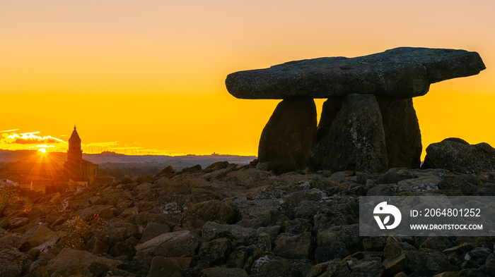 Dolmen of Chabola de la Hechicera, Elvillar, Basque Country, Spain