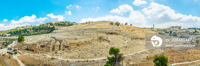 以色列耶路撒冷的橄榄山