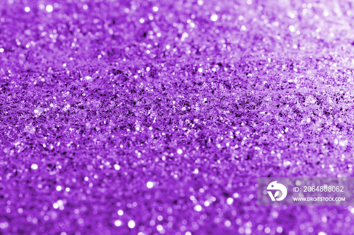 blurred purple glitter texture festive abstract background, workpiece for design, soft focus