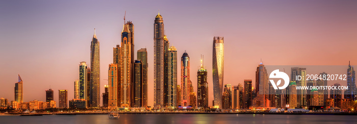 Dubai Marina bay, UAE