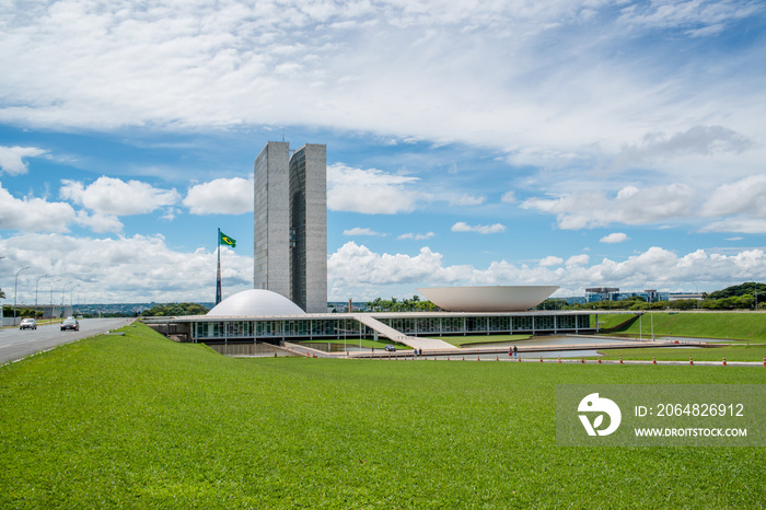 Congresso Nacional em Brasília, Brasil.