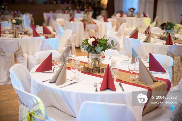 Décoration de table de mariage