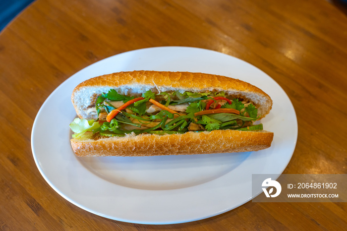 Banh Mi鸡肉三明治-著名越南美食