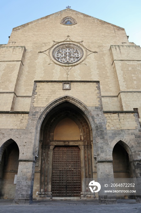 Napoli - Facciata della Chiesa di Santa Chiara