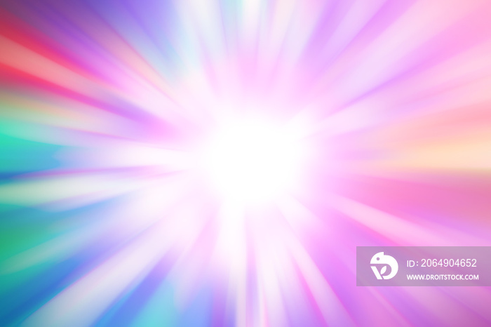 Abstract radial background in light key. Web banner.