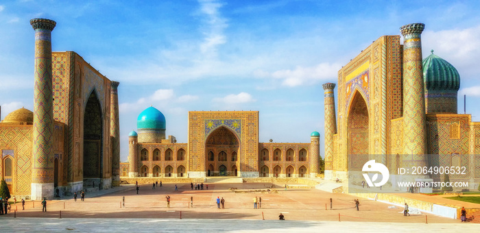 Registeran，撒马尔罕古城的中心——乌兹别克语