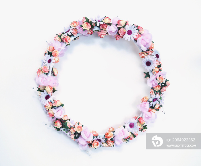 Beautiful flower wreath or crown