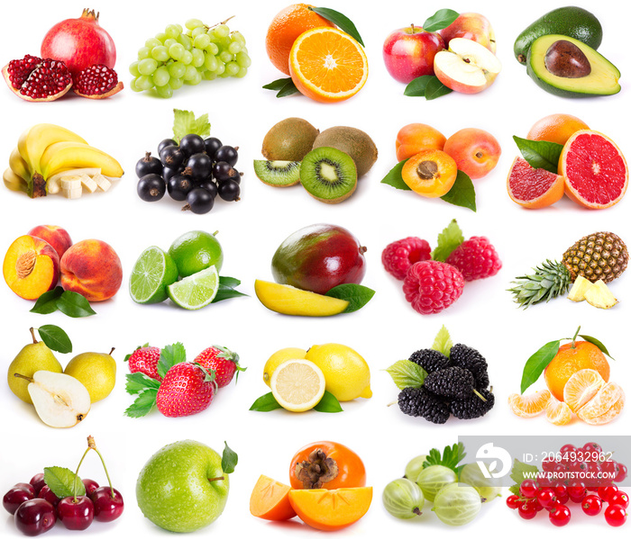 Fruit collage