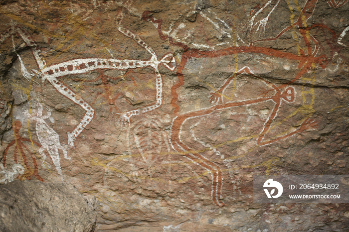 Peinture murale rupestre aborigène, Australie