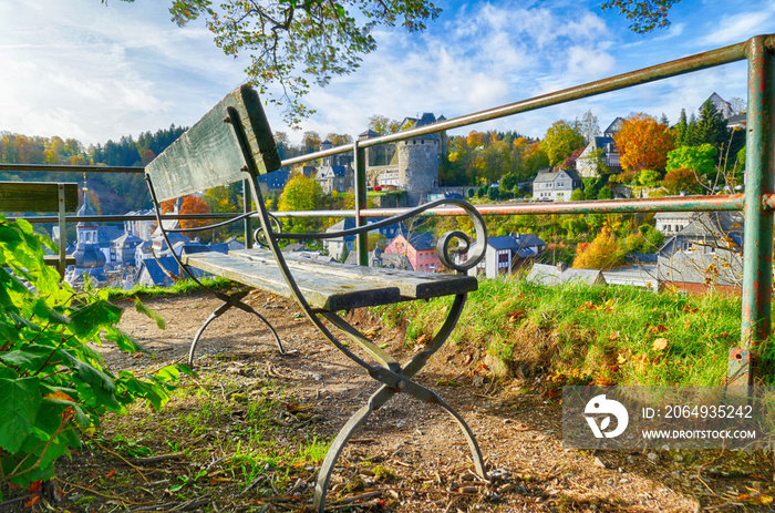 Aussichtspunkt mit Blick auf Monschau