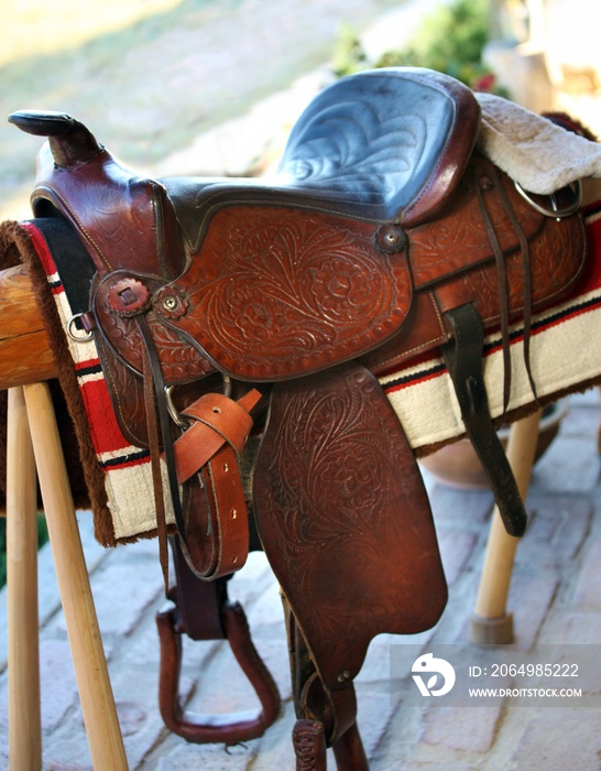 Handmade saddle western style