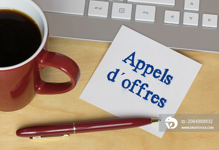 Appels d´offres