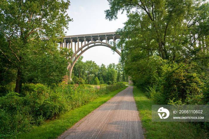 Walking Path along the River at Cuyahoga Valley National Park