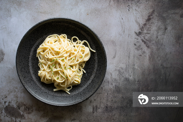 Lemon Garlic Pasta Alfredo