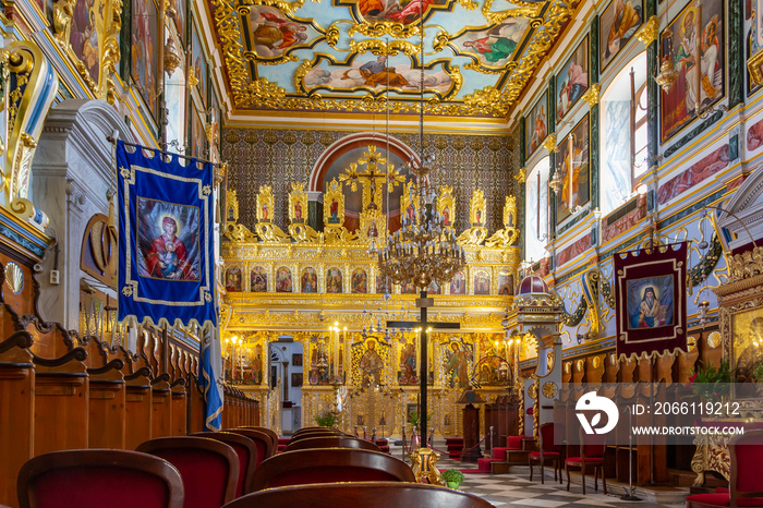 The beautiful old Faneromenis Church in Zakynthos town, Greece-1