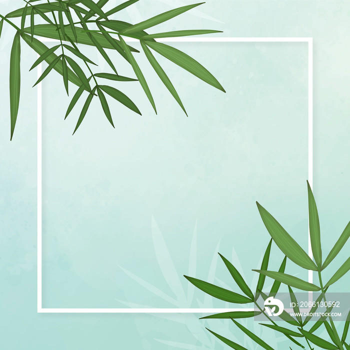 Bamboo leaf background