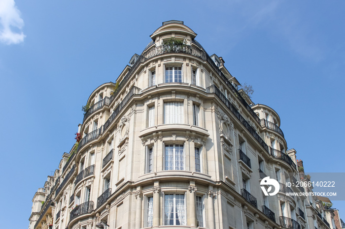 Immeuble ancien du quartier de Passy à Paris