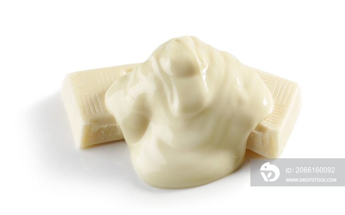 melted white chocolate