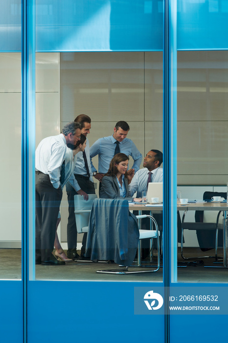 Corporate business people planning in conference room meeting