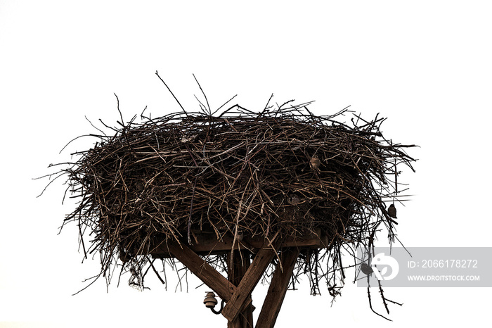 empty stork nest, waiting for their owners,