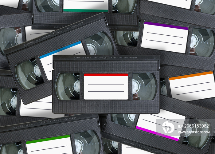 video cassettes, video tapes