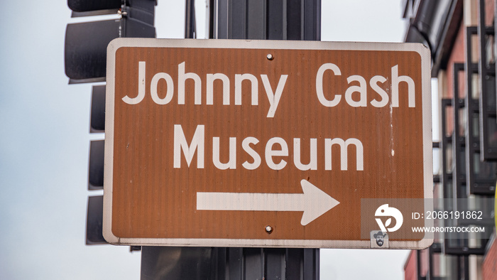 Johnny Cash Museum in Nashville - street photography