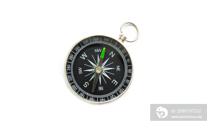 Compass isolated on white background.