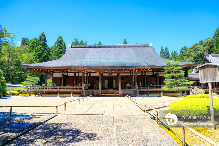 京都、西芳寺（苔寺）のお堂