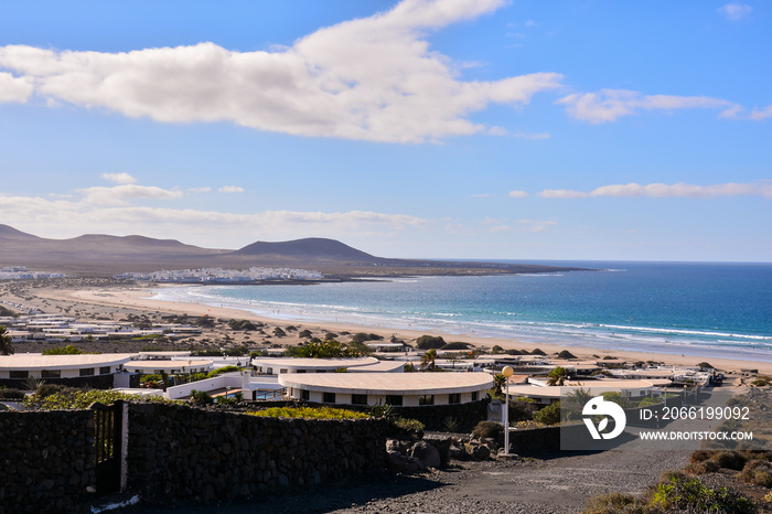 Landscape in Tropical Volcanic Canary Islands Spain