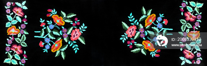 Ukrainian folk embroidery, handmade