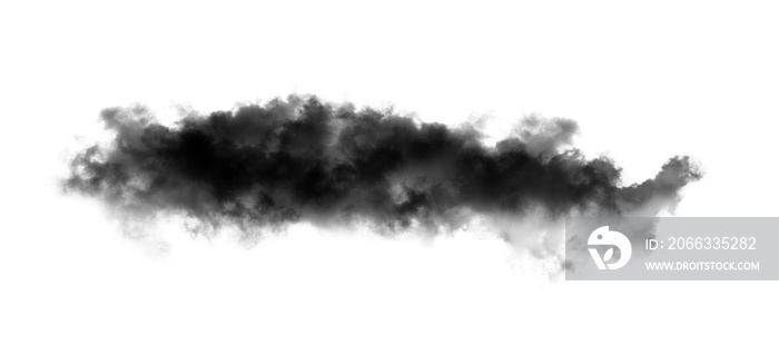 black cloud on black background