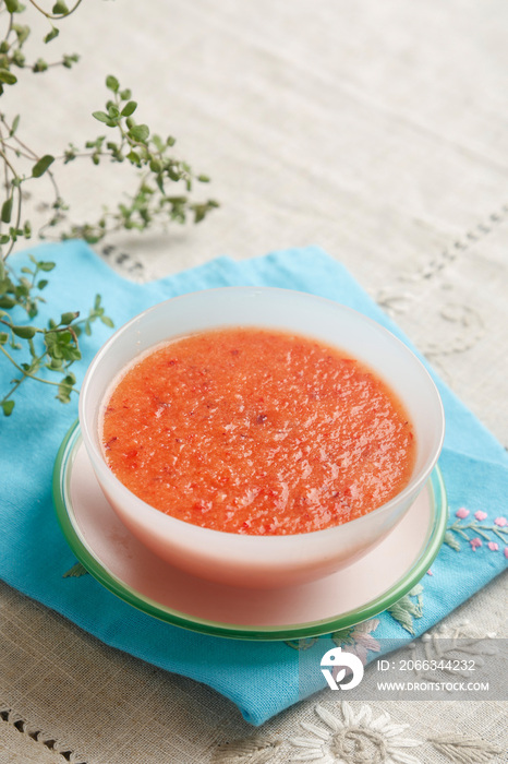 红椒蕃茄汤