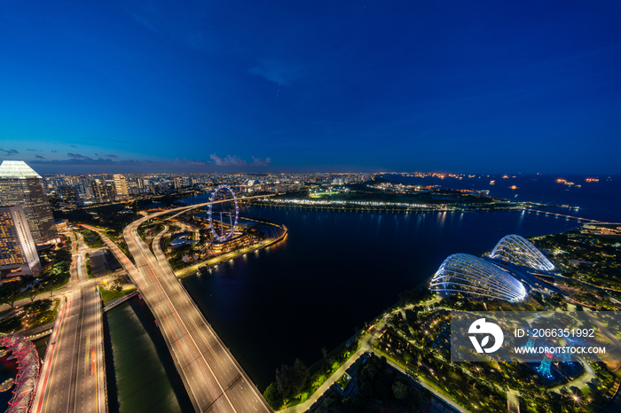 新加坡城市夜景