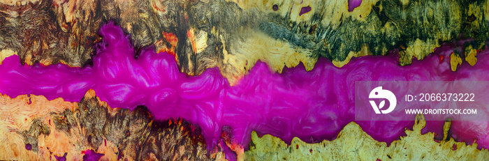 Top view casting epoxy resin burl wood background texture