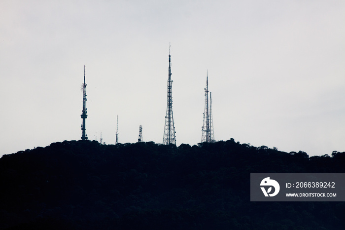 sumare antennae in the tijuca national park in Rio de Janeiro, Brazil.