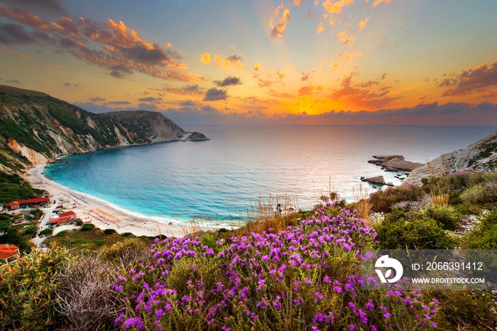 Mediterranean sea landscape