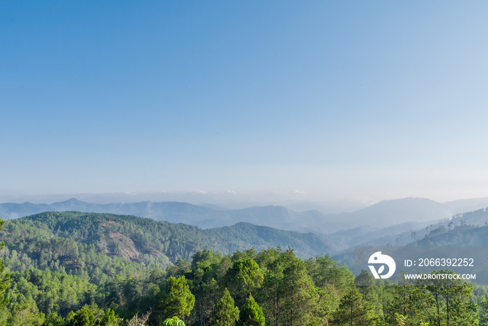 green forest blue ridge mountains smoky mountain landscape background layered hills and valleys