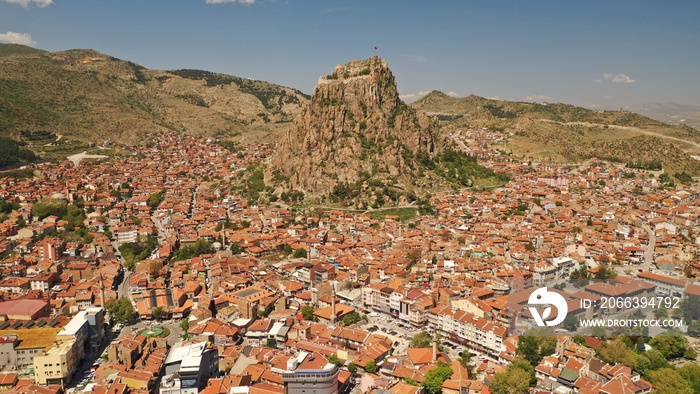 Afyonkarahisar is a city in western Turkey, the capital of Afyon Province. Afyon is in the mountainous countryside inland from the Aegean coast, 250 km south-west of Ankara along the Akarçay River.