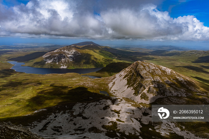 Derryveagh mountains and seven sisters, Gweedore, County Donegal, Ireland