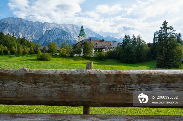 Elmau Castle in the Bavarian Alps