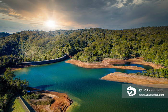 New Zealand - Waitakere Dam - Low Water - Auckland