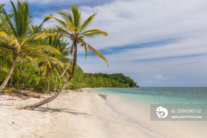 Cahuita - National Park with beautiful beaches and rainforest at caribbean coast of Costa Rica