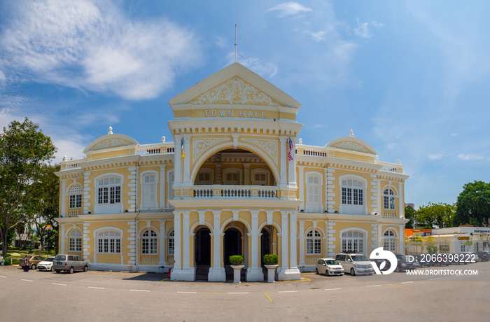 George Town, Penang Island, Malaysia [town / city hall office, Victorian British architecture ]