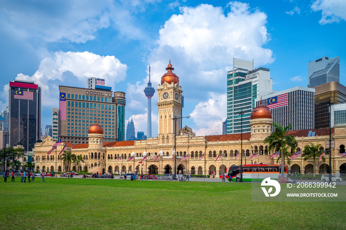 sultan abdul samad building in Kuala Lumpur, Malaysia