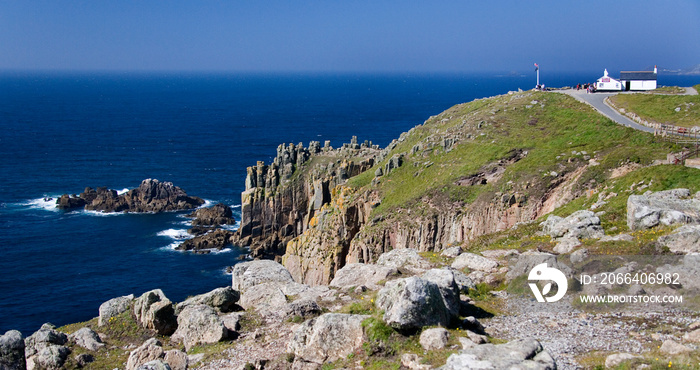 英国康沃尔郡的Lands End