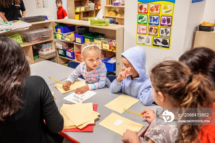 Children in a classroom