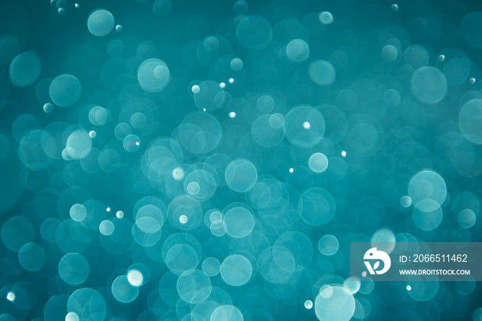 Abstract blue background with bokeh, bokeh background, Sparkle bokeh