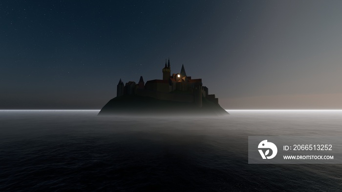 海上的黑暗城堡
