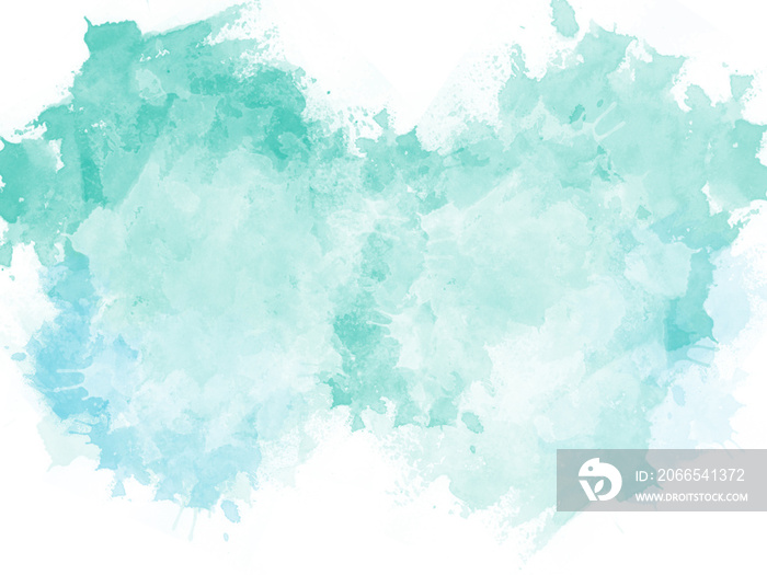 Abstract beautiful Colorful shape watercolor illustration painting background and texture backdrop.