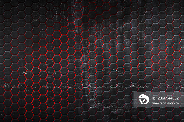 hexagon background and texture.